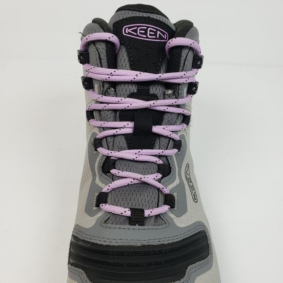 Keen Tempo Mid Womens Size 9.5 Gray Keendry Waterproof Hiking Trail Boot Shoes - Picture 9 of 13
